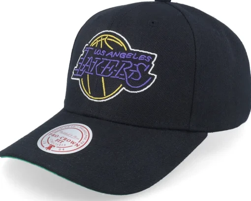 Chicago Bulls Neon Logo Pro Black Adjustable - Mitchell & Ness