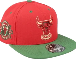 Chicago Bulls Nightmare Red/Green Fitted - Mitchell & Ness