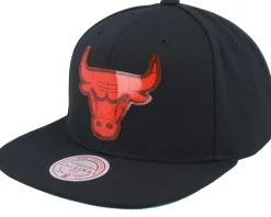 Chicago Bulls Now You See Me Black Snapback - Mitchell & Ness