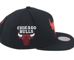 Chicago Bulls Now You See Me Black Snapback - Mitchell & Ness
