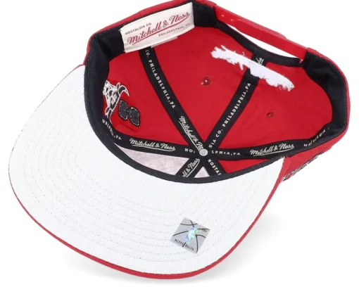 Chicago Bulls Nylon Szn Deadstock Red Snapback - Mitchell & Ness