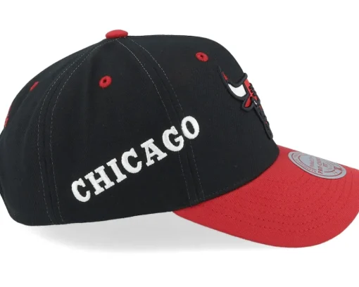 Chicago Bulls Overbite Pro Black/Red Adjustable - Mitchell & Ness