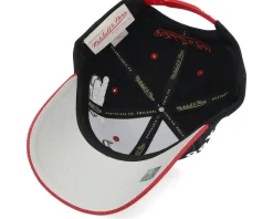 Chicago Bulls Overbite Pro Black/Red Adjustable - Mitchell & Ness