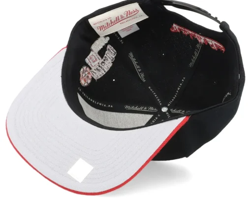 Chicago Bulls Patch Overload Black/Red Snapback - Mitchell & Ness