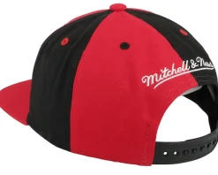 Chicago Bulls Pinwheel Of Fortune Red/Black Snapback - Mitchell & Ness