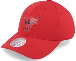 Chicago Bulls Prime Low Pro Red Adjustable - Mitchell & Ness