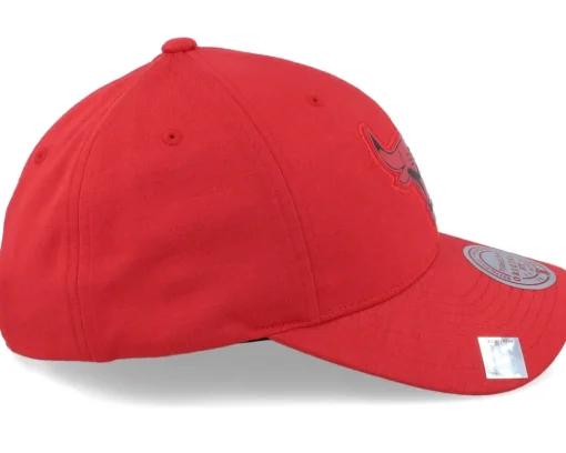 Chicago Bulls Prime Low Pro Red Adjustable - Mitchell & Ness