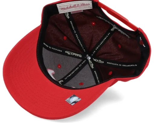 Chicago Bulls Prime Low Pro Red Adjustable - Mitchell & Ness