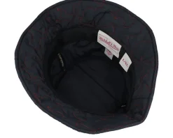 Chicago Bulls Quilted Hat Hwc Black Bucket - Mitchell & Ness