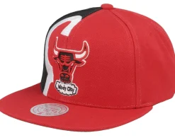 Chicago Bulls Retroline Red/Black Snapback - Mitchell & Ness