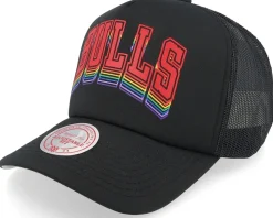Chicago Bulls Roygbiv Black Trucker - Mitchell & Ness