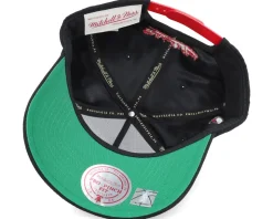 Chicago Bulls Shady Suede Pro Black/Red Adjustable - Mitchell & Ness