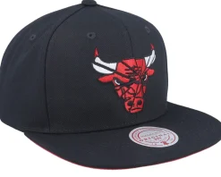 Chicago Bulls Shattered Black Snapback - Mitchell & Ness