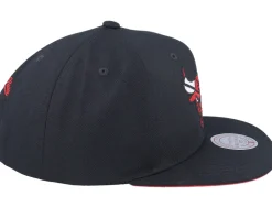 Chicago Bulls Shattered Black Snapback - Mitchell & Ness