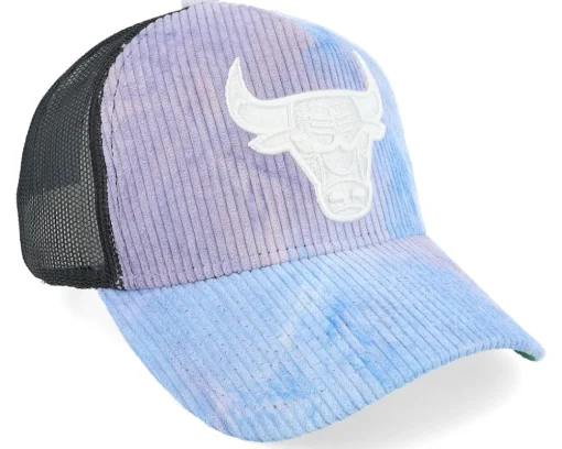 Chicago Bulls Spring Time Cord Multi/Black Trucker - Mitchell & Ness