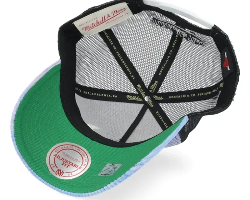 Chicago Bulls Spring Time Cord Multi/Black Trucker - Mitchell & Ness