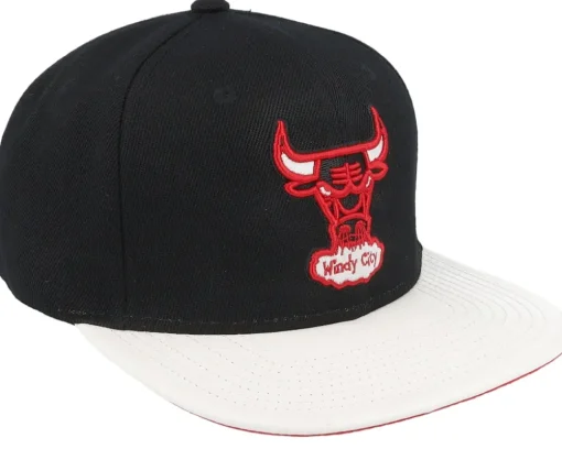 Chicago Bulls SSBSTS Hwc Black/White Snapback - Mitchell & Ness