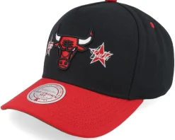 Chicago Bulls Star Power Pro Black/Red A-frame Adjustable - Mitchell & Ness