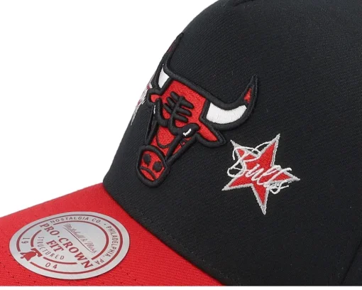 Chicago Bulls Star Power Pro Black/Red A-frame Adjustable - Mitchell & Ness