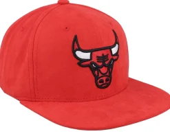 Chicago Bulls Sweet Suede Red Snapback - Mitchell & Ness