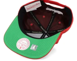 Chicago Bulls Sweet Suede Red Snapback - Mitchell & Ness