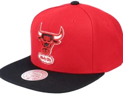 Chicago Bulls Team 2 Tone 2.0 Red/Black Snapback - Mitchell & Ness