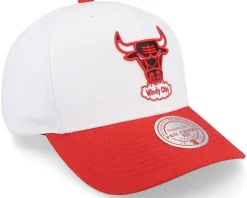 Chicago Bulls Team 2 Tone 2.0 Pro White/Red Adjustable - Mitchell & Ness