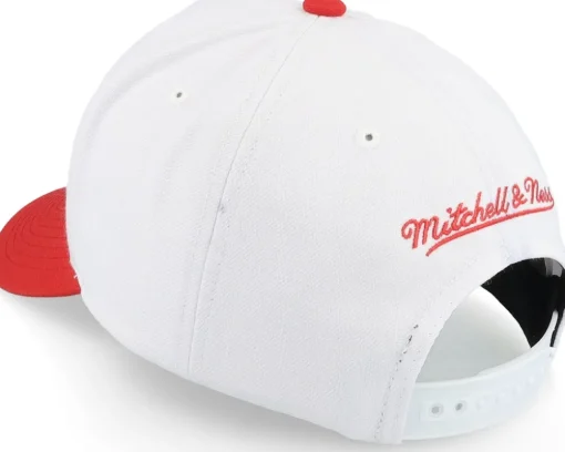 Chicago Bulls Team 2 Tone 2.0 Pro White/Red Adjustable - Mitchell & Ness