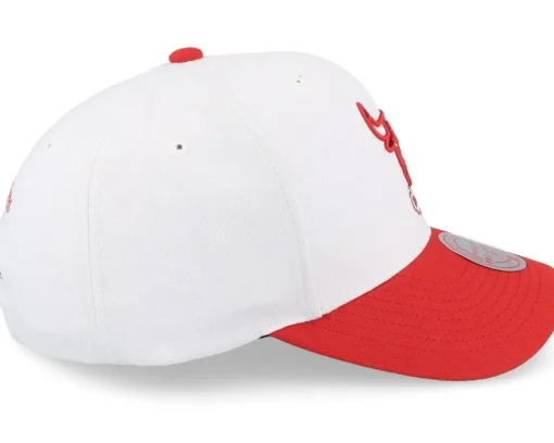Chicago Bulls Team 2 Tone 2.0 Pro White/Red Adjustable - Mitchell & Ness