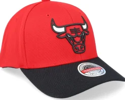 Chicago Bulls Team 2 Tone 2.0 Stretch Red/Black Adjustable - Mitchell & Ness