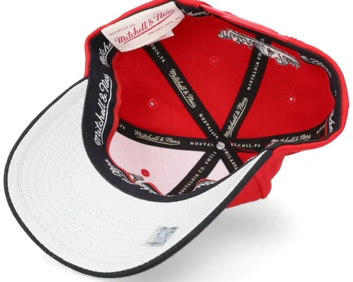 Chicago Bulls Team 2 Tone 2.0 Stretch Red/Black Adjustable - Mitchell & Ness