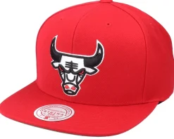 Chicago Bulls Team Ground Hwc Red Snapback - Mitchell & Ness