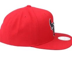 Chicago Bulls Team Ground Hwc Red Snapback - Mitchell & Ness