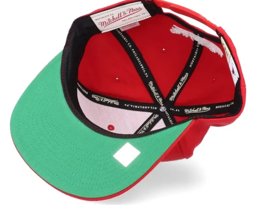 Chicago Bulls Team Ground Hwc Red Snapback - Mitchell & Ness