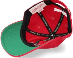 Chicago Bulls Team Ground 2.0 Red Dad Cap - Mitchell & Ness