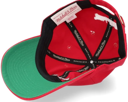 Chicago Bulls Team Ground 2.0 Red Dad Cap - Mitchell & Ness