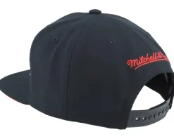 Chicago Bulls Team Tagged Black Snapback - Mitchell & Ness