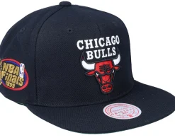 Chicago Bulls Top Spot Black Snapback - Mitchell & Ness