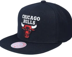 Chicago Bulls Top Spot Black Snapback - Mitchell & Ness