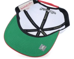 Chicago Bulls Waverunner White/Red Snapback - Mitchell & Ness