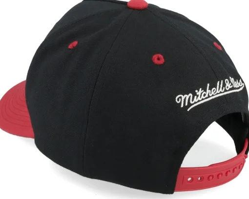 Chicago Bulls Wavy Pro Black/Red Adjustable - Mitchell & Ness