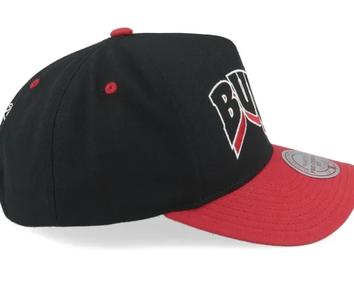 Chicago Bulls Wavy Pro Black/Red Adjustable - Mitchell & Ness