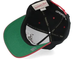 Chicago Bulls Wavy Pro Black/Red Adjustable - Mitchell & Ness