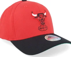Chicago Bulls Wool 2 Tone Stretch hwc Red/Black Adjustable - Mitchell & Ness
