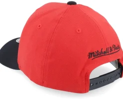Chicago Bulls Wool 2 Tone Stretch hwc Red/Black Adjustable - Mitchell & Ness