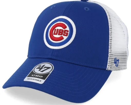 Chicago Cubs Branson Mesh Royal Trucker - 47 Brand