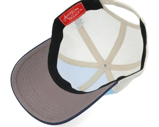 Chicago Valin Ivory/Navy Trucker - American Needle