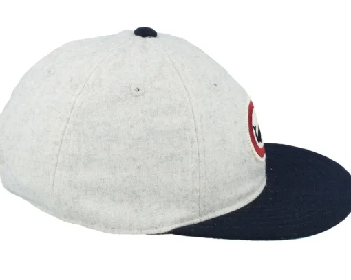 Chicago Whales Statesman Ivory/Navy Snapback - American Needle
