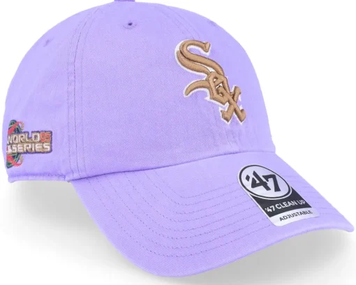 Chicago White Sox MLB Double Under 47 Clean Up Lavendel Dad Cap - 47 Brand