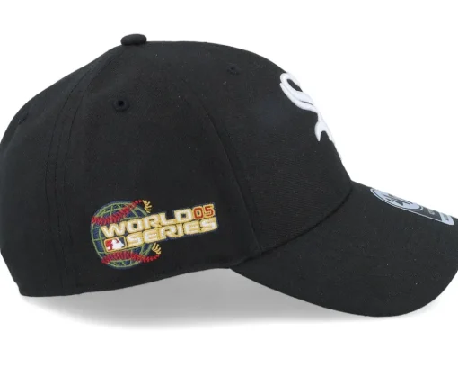 Chicago White Sox Sure Shot Mvp Black Adjustable - 47 Brand